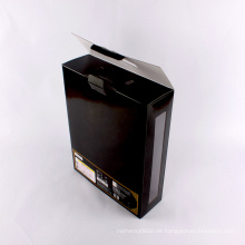 Billiger kundenspezifischer Mattschwarzer Papierverpackungs-gewölbter Kasten für das Senden